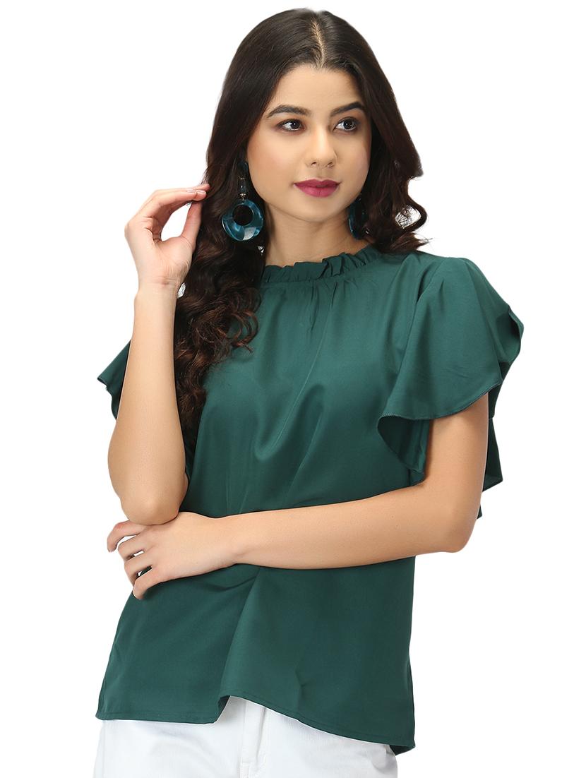 green solid regular top - 19349393 -  Zoom Image - 0