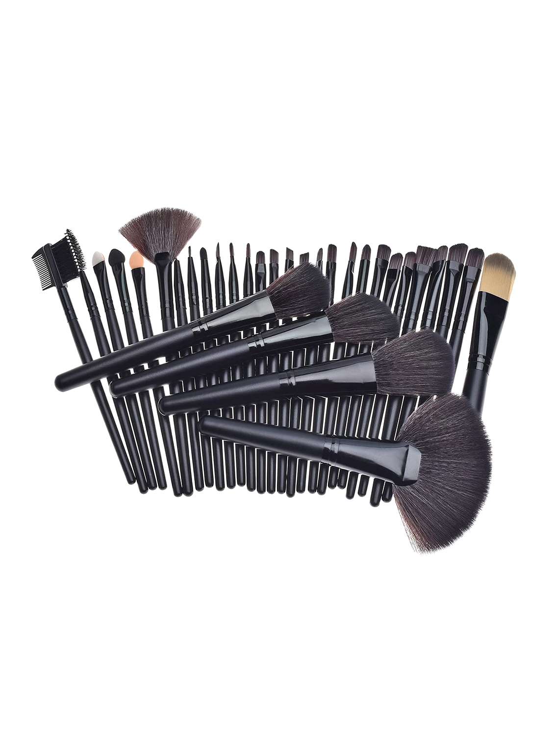 Favon Pack Of 24 Professional Makeup Brushes With Storage Pouch