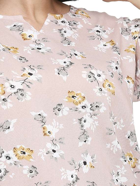 women printed night suit set - 19349770 -  Standard Image - 3