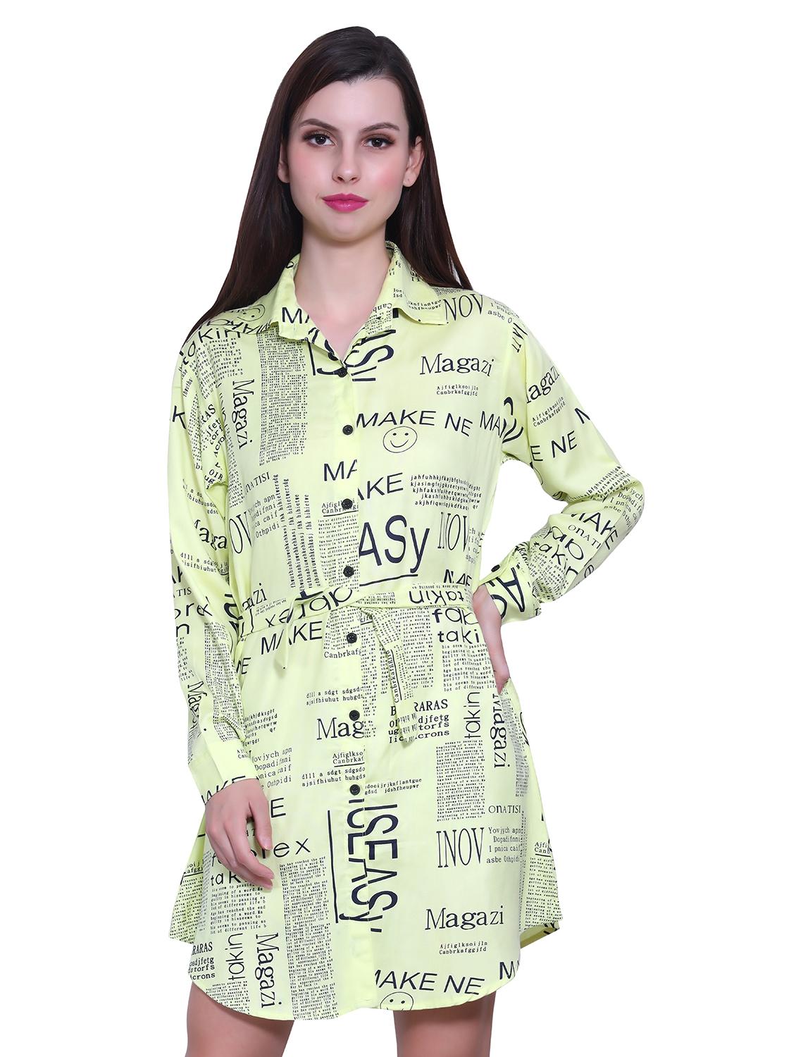 green crepe aline dress - 19350496 -  Zoom Image - 0