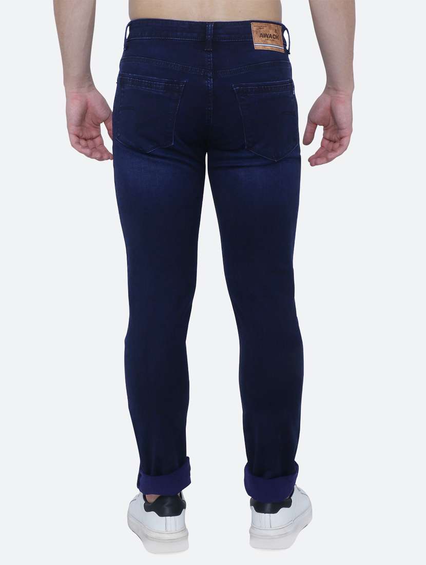 mens slim fit plain jeans - 19351948 - Standard Image - 3