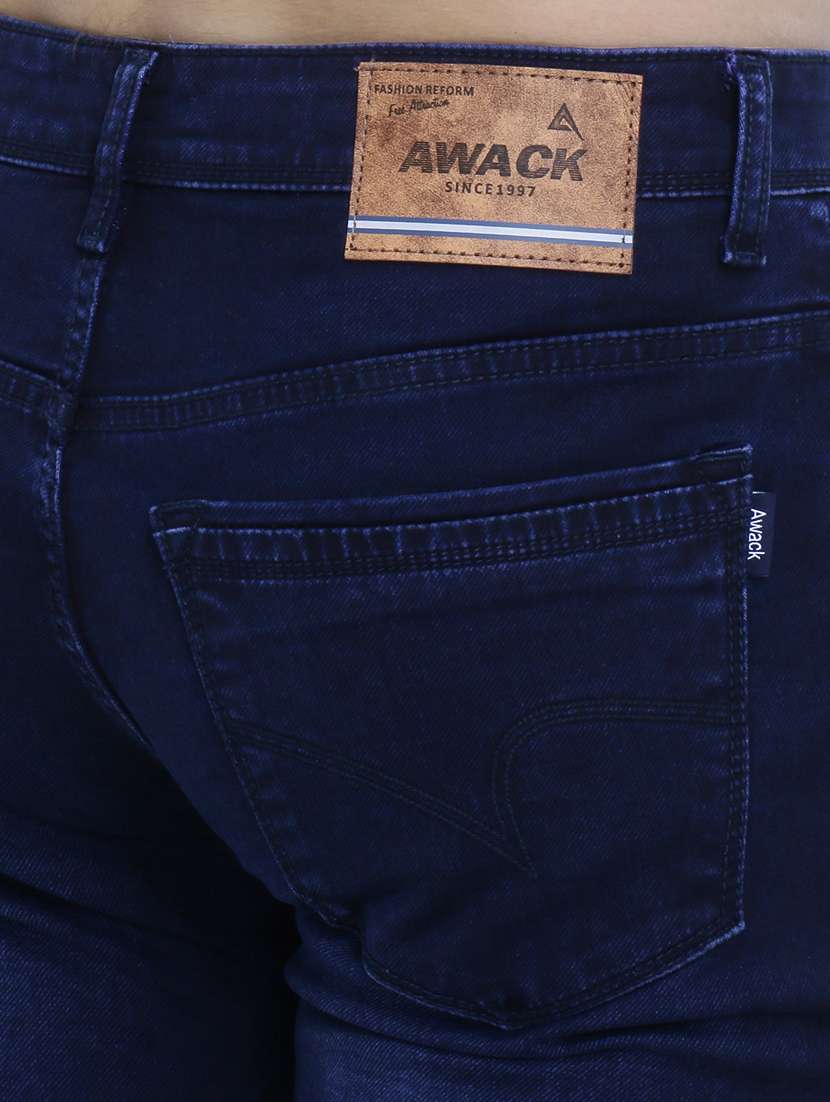 mens slim fit plain jeans - 19351948 - Standard Image - 5
