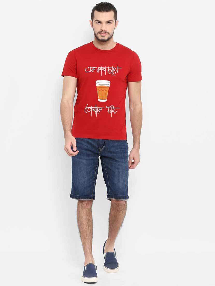 men printed short sleeves t-shirt - 19353281 -  Standard Image - 3