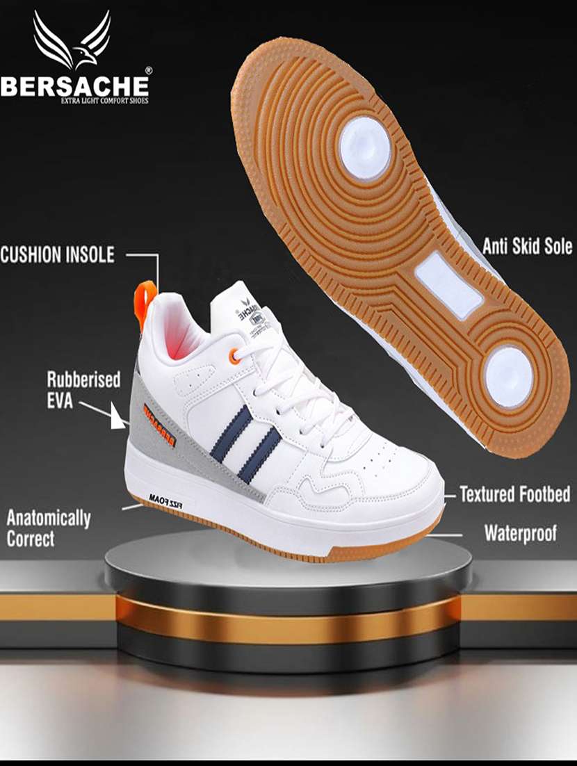 white sheet sport shoes - 19354290 - Standard Image - 5