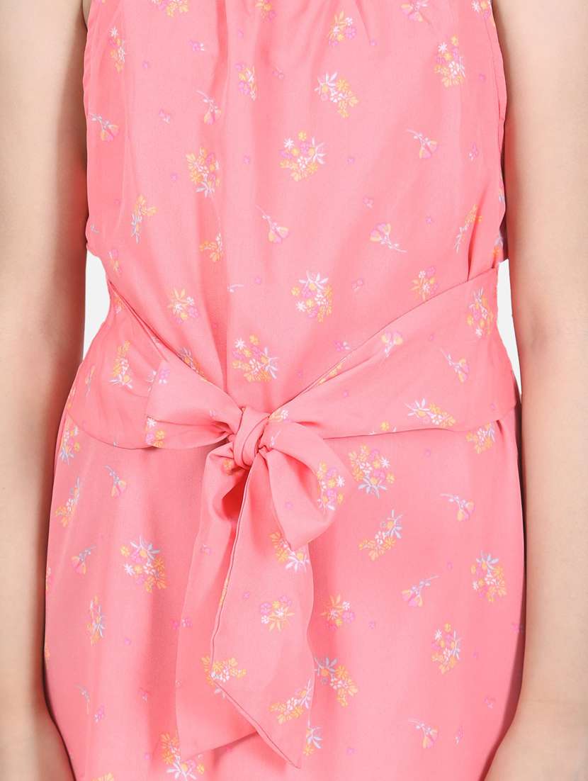 girls round neck sleeveless frock - 19370802 -  Standard Image - 3