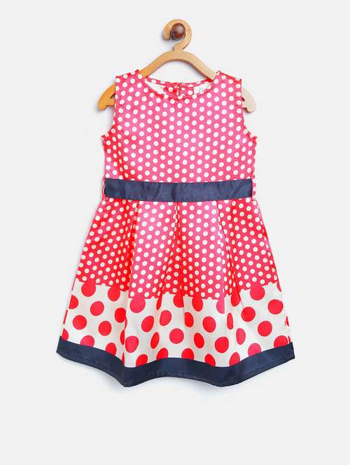 girls round neck sleeveless frock - 19370859 -  Standard Image - 0