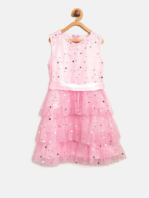 girls v neck sleeveless frock - 19370866 - Standard Image - 0