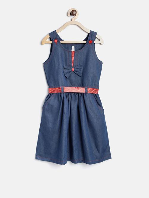 girls round neck sleeveless frock - 19370878 -  Standard Image - 0