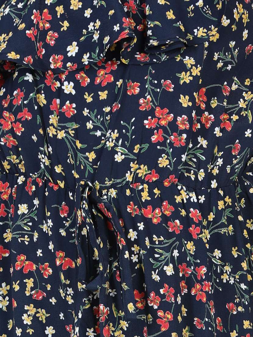 blue rayon full length jumpsuit - 19370912 -  Standard Image - 3