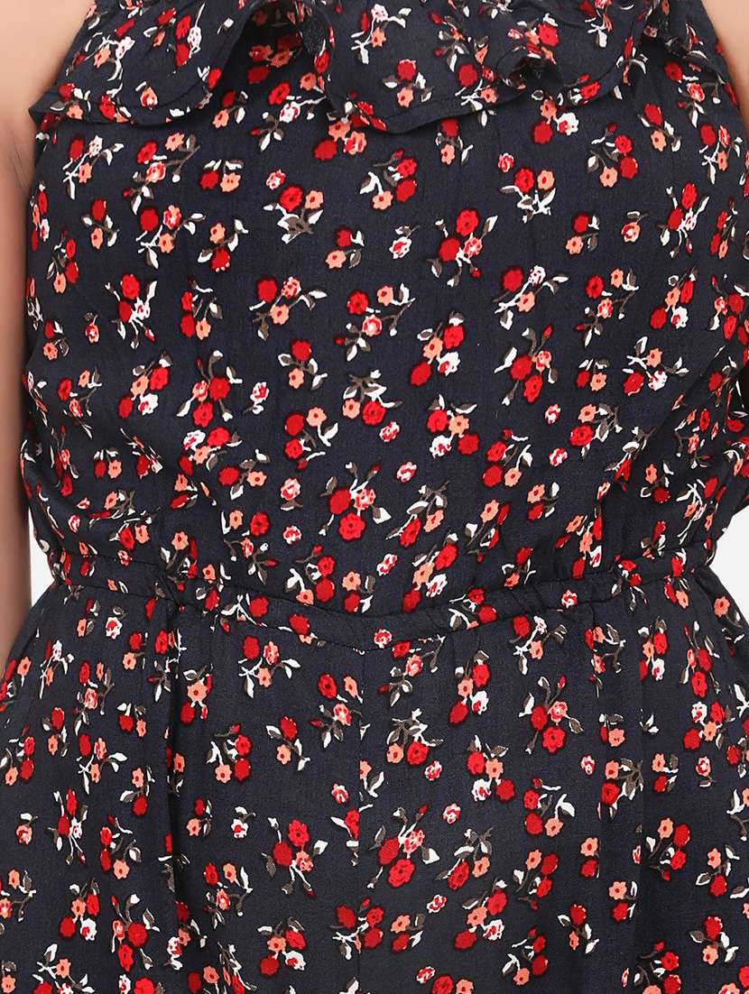 black rayon full length jumpsuit  - 19370935 -  Standard Image - 3