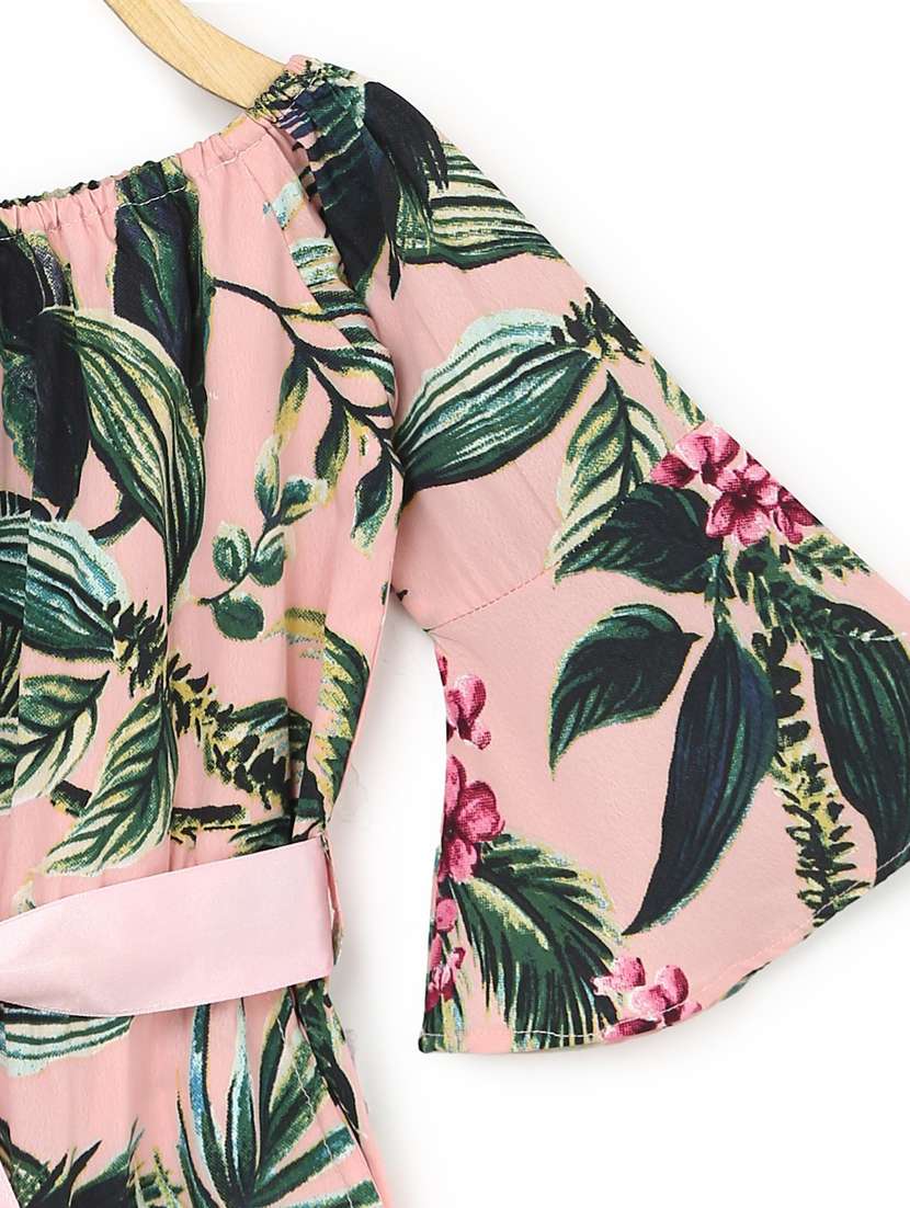 pink polycrepe full length jumpsuit - 19370972 -  Standard Image - 3