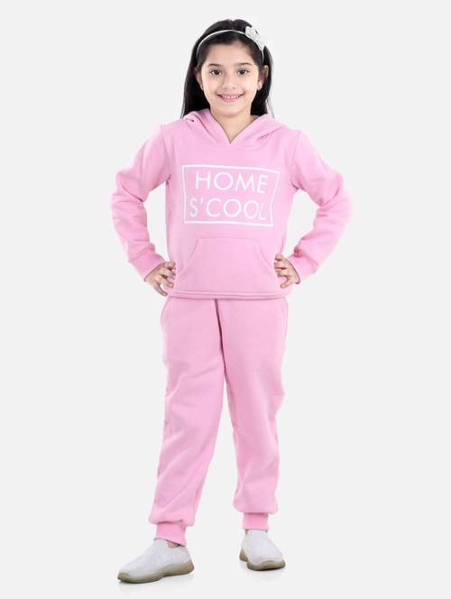 pink cotton blend full length twin sets - 19370986 - Standard Image - 0