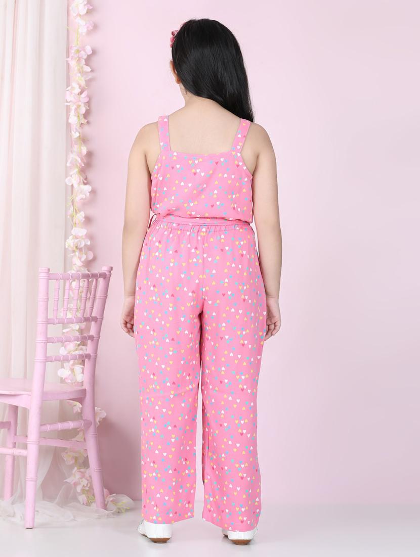 pink viscose full length twin sets - 19371008 - Standard Image - 3