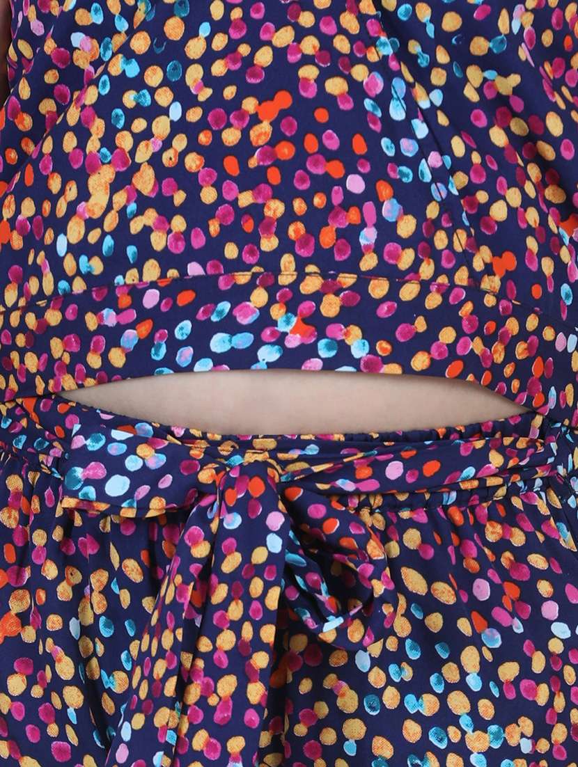 multi colored polyester full length  twin sets - 19371010 -  Standard Image - 3