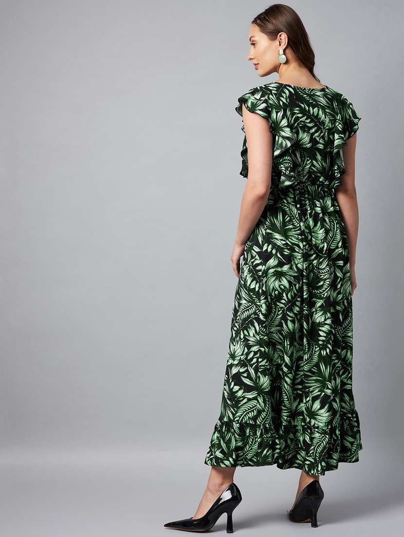 women's fit & flare tropical dress - 19371194 -  Standard Image - 3