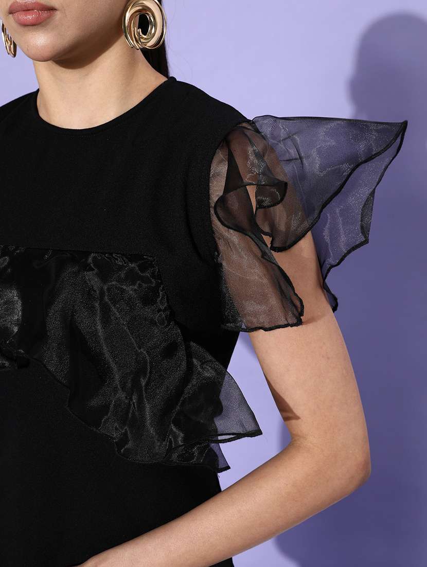 women's bodycon self design dress - 19371210 -  Standard Image - 3