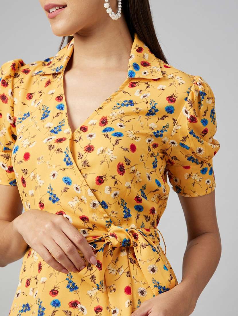 Women's Tiered Dress Floral Dress - 19371229 -  Standard Image - 5