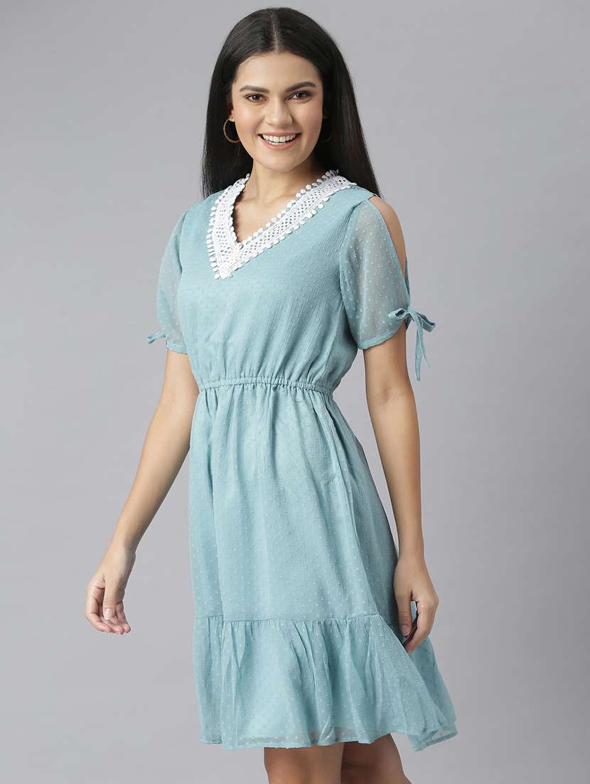 women's tiered dress mini dress - 19371251 -  Standard Image - 3