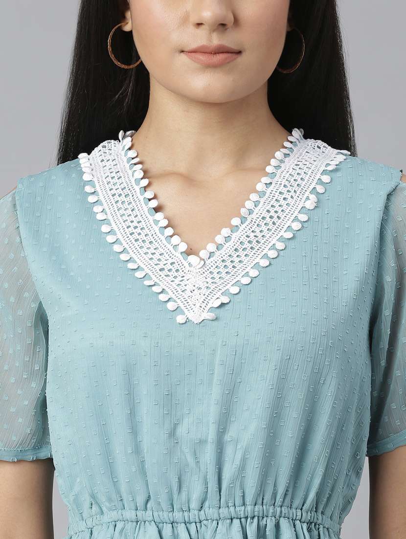 women's tiered dress mini dress - 19371251 -  Standard Image - 5