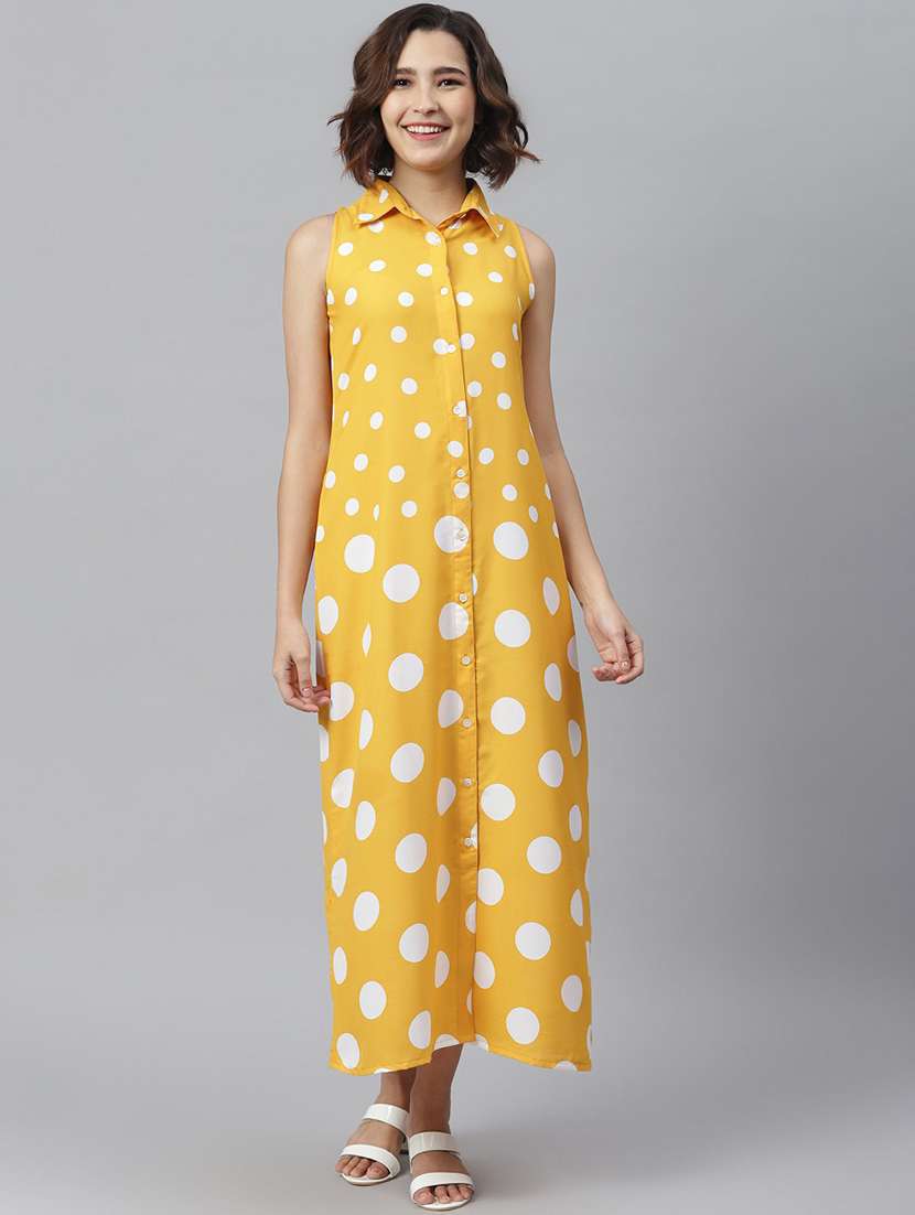 women's shirt polka dots dress - 19371292 -  Standard Image - 3