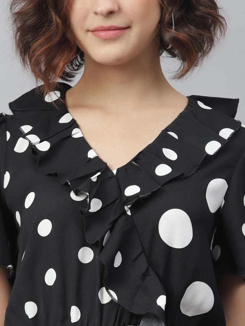 women's fit & flare self design dress - 19371294 -  Standard Image - 8