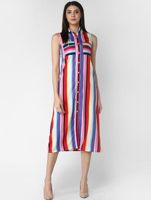 women's shirt striped dress - 19371321 - Standard Image - 0