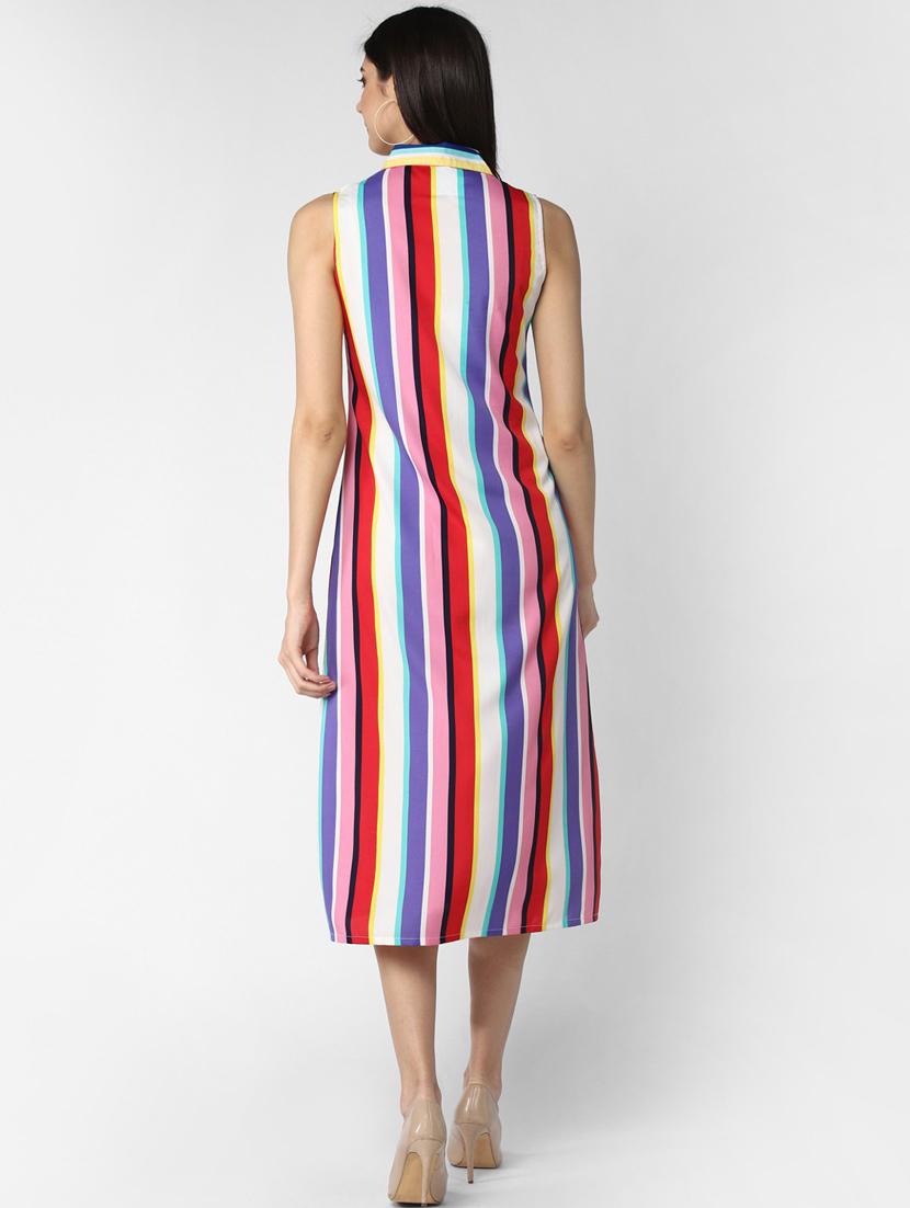 women's shirt striped dress - 19371321 - Standard Image - 3