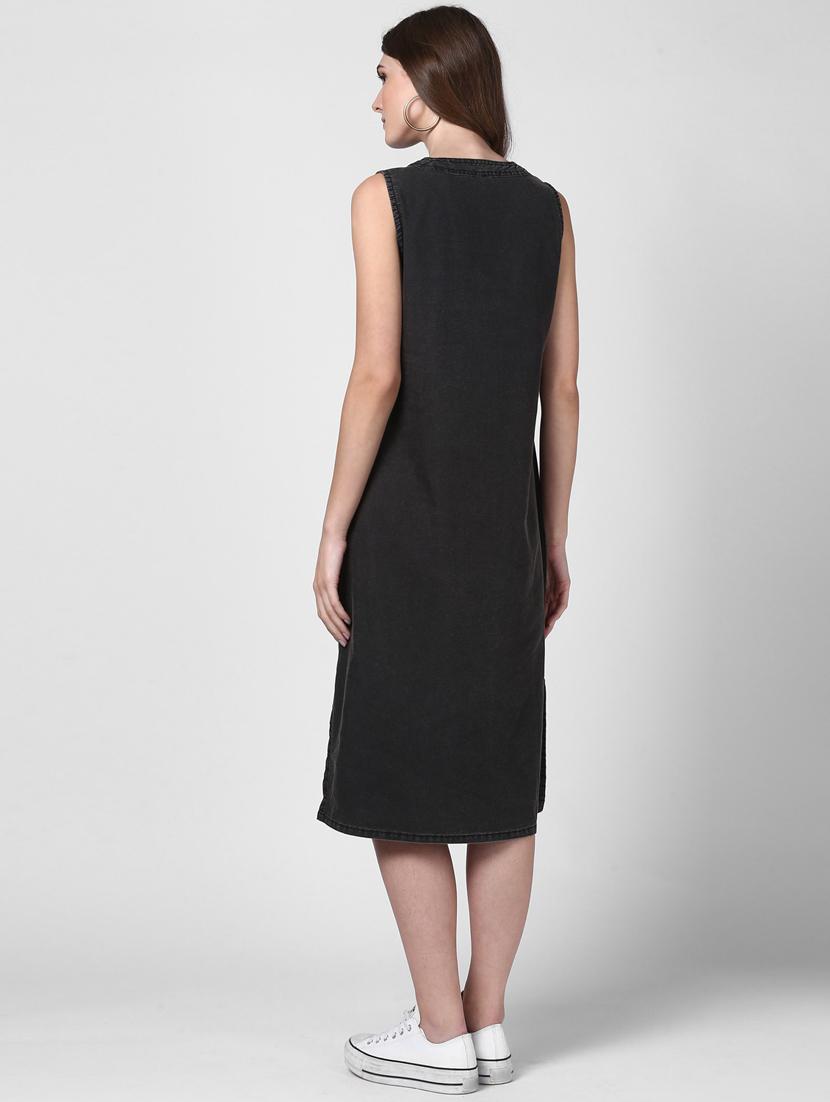 women's solid dress - 19371354 - Standard Image - 5