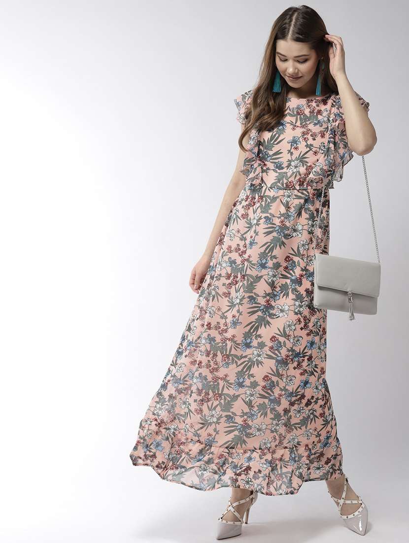 women's fit & flare floral dress - 19371386 - Zoom Image - 0