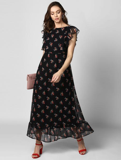 women's tiered dress floral dress - 19371402 -  Standard Image - 0
