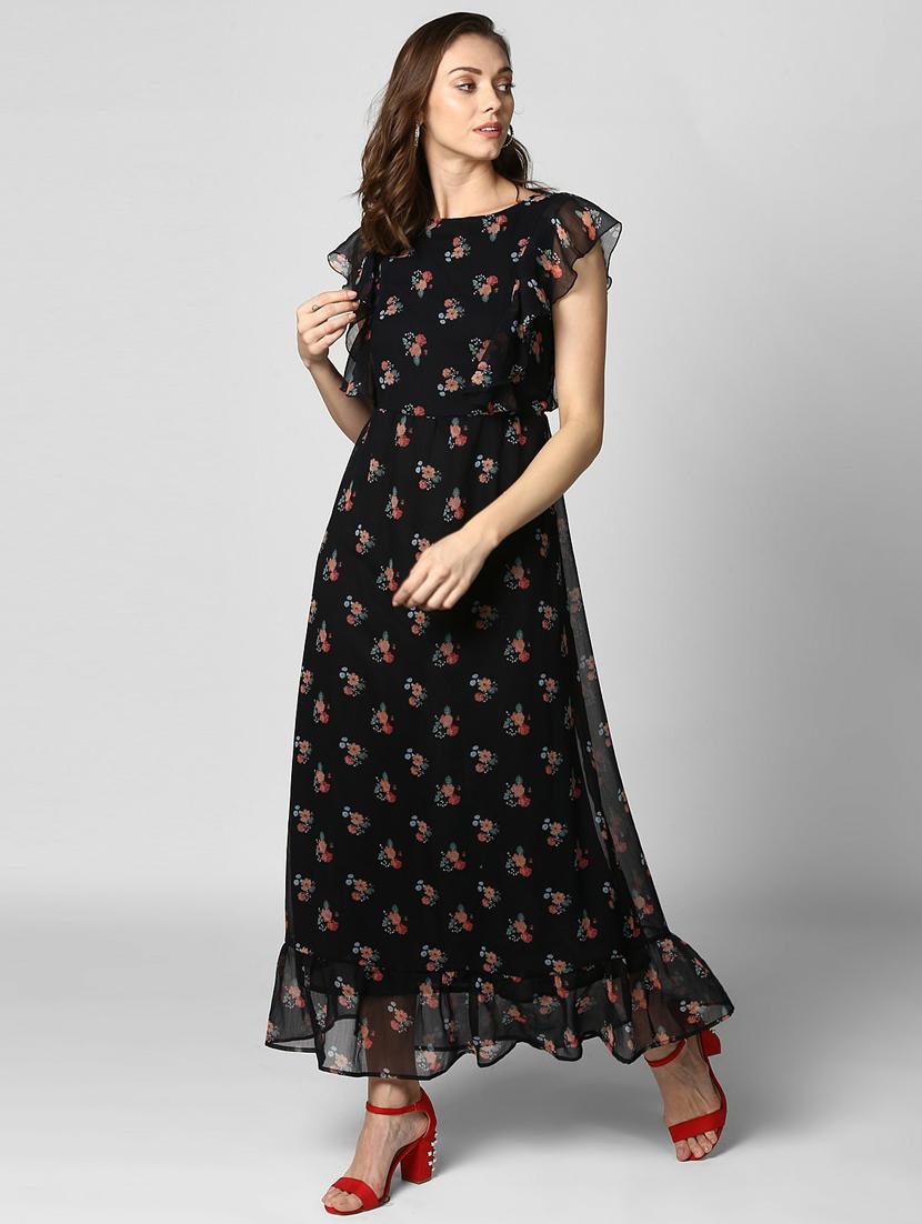 women's tiered dress floral dress - 19371402 - Standard Image - 3