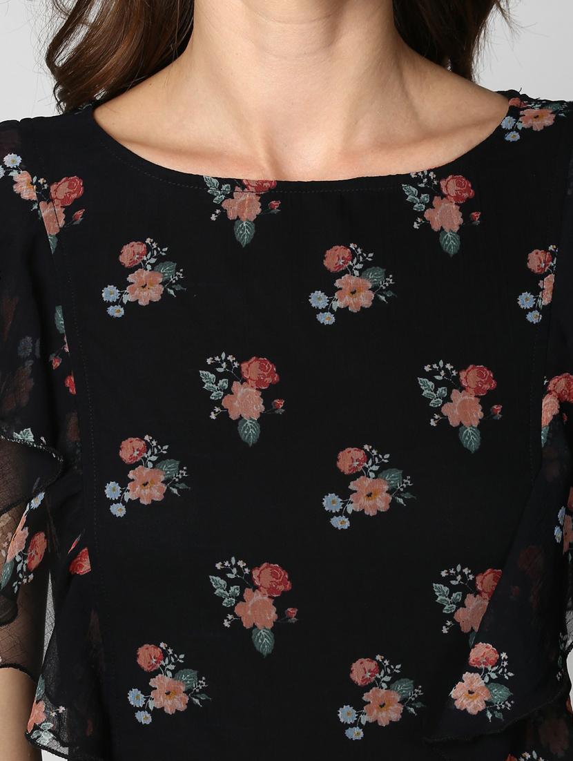 women's tiered dress floral dress - 19371402 - Standard Image - 5