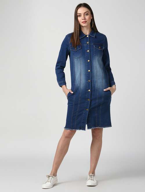 women's shirt solid dress - 19371513 - Standard Image - 0