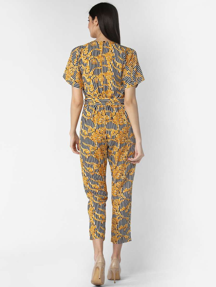 printed full leg jumpsuit - 19371582 -  Standard Image - 3