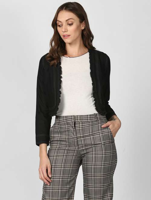 black denim shrug - 19371633 -  Standard Image - 0