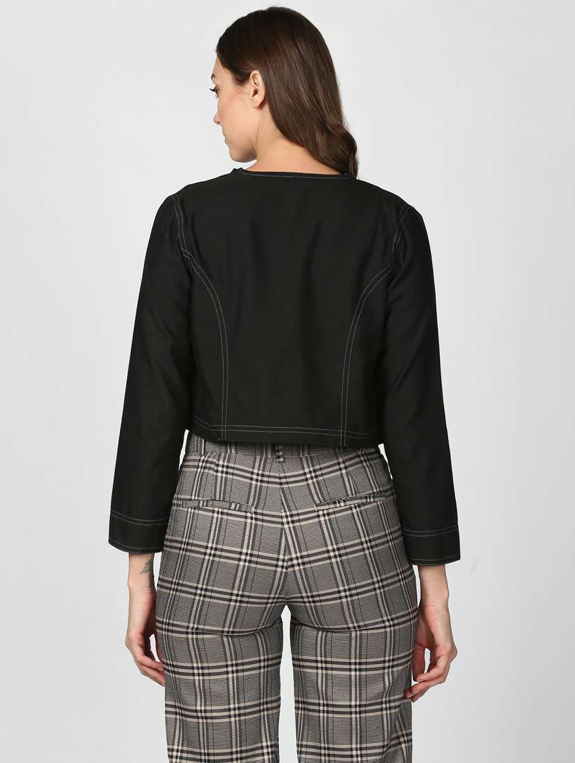 black denim shrug - 19371633 -  Standard Image - 3