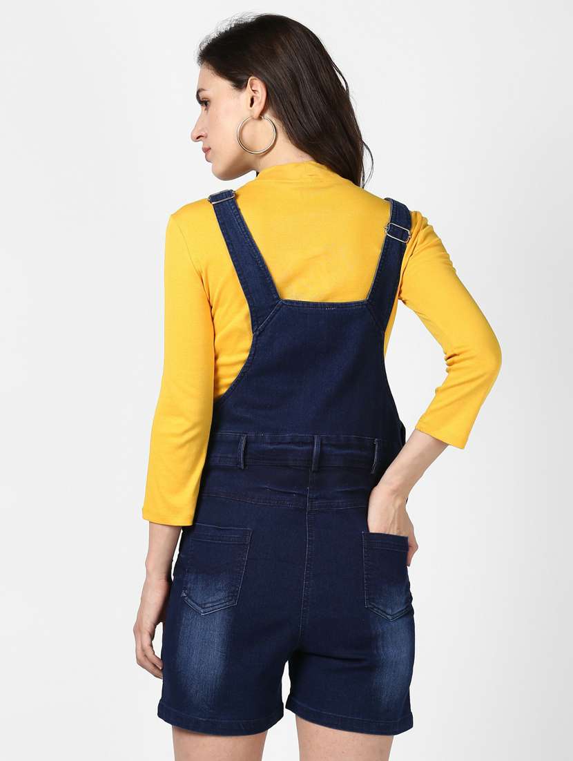 blue denim dungaree  - 19371665 -  Standard Image - 3