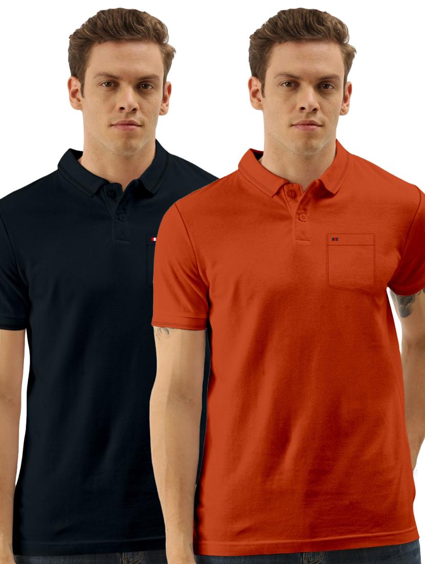 pack of 2 solid polo t-shirts - 19372162 - Zoom Image - 0