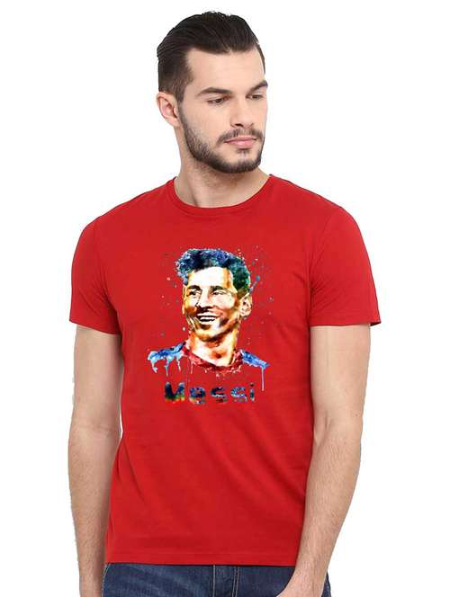 boys round neck front print t-shirt - 19385568 - Standard Image - 0
