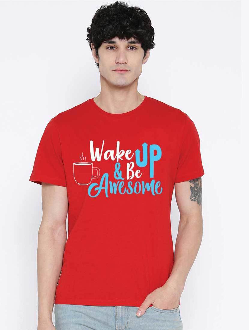 men round neck front print sweatshirt - 19385695 - Zoom Image - 0