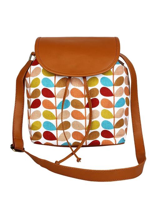multi colored canvas sling bag - 19404306 - Standard Image - 0