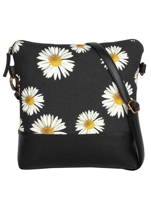 black canvas sling bag - 19404347 - Standard Image - 0