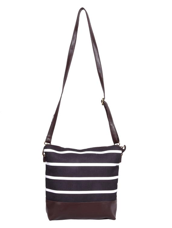 black canvas sling bag - 19404352 - Standard Image - 3