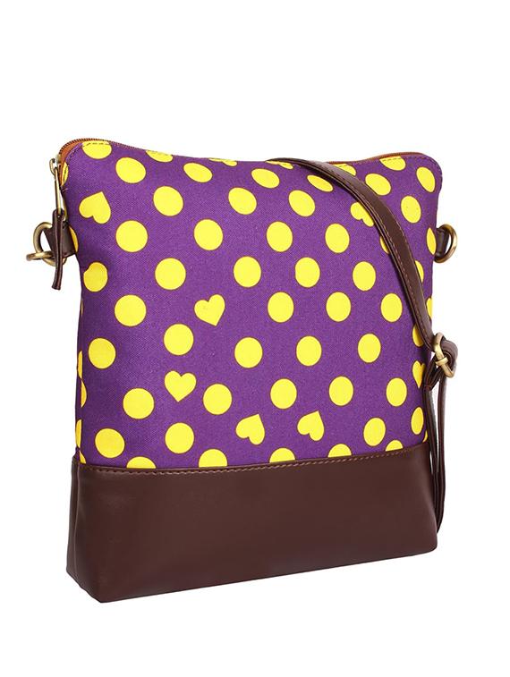 purple canvas sling bag - 19404363 - Standard Image - 3