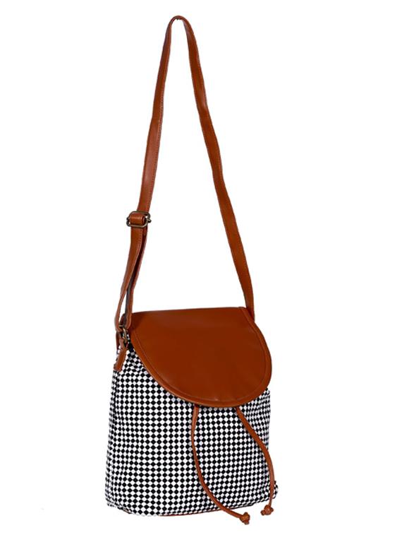black canvas sling bag - 19404366 - Standard Image - 3