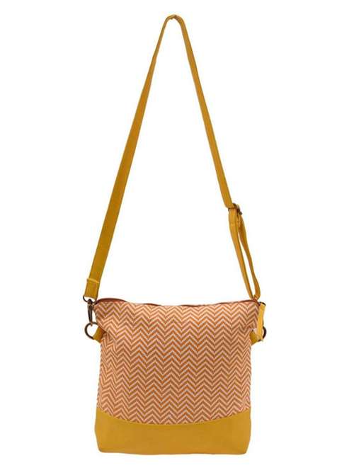 multi colored canvas sling bag - 19404385 - Standard Image - 0