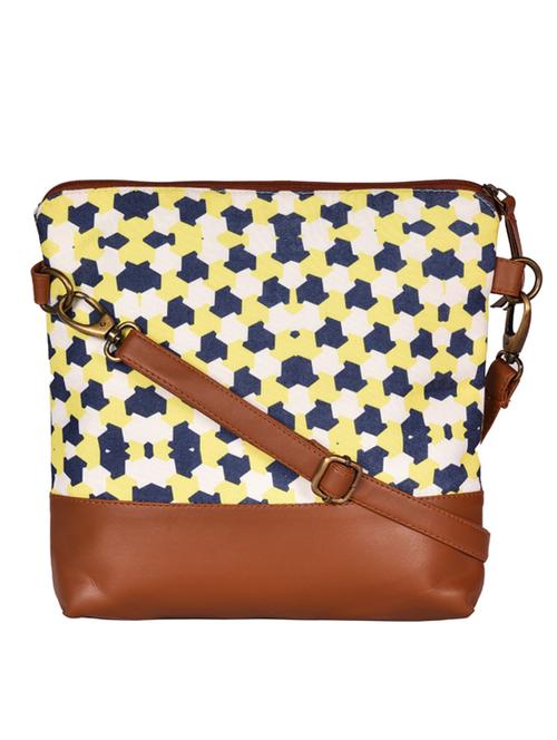 yellow canvas sling bag - 19404408 -  Standard Image - 0