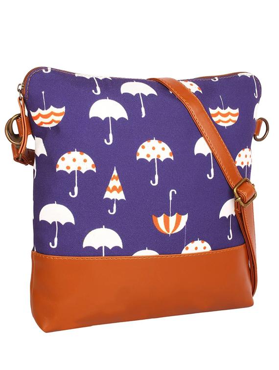 blue canvas sling bag - 19404415 - Standard Image - 3