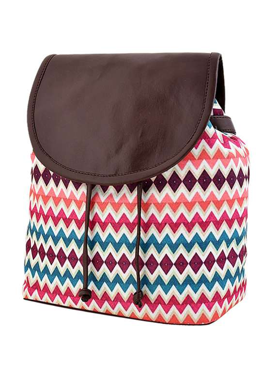 multi colored canvas sling bag - 19404446 - Standard Image - 3