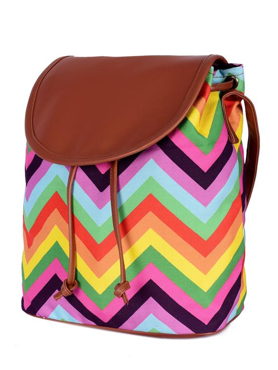 multi colored canvas sling bag - 19404451 - Standard Image - 3